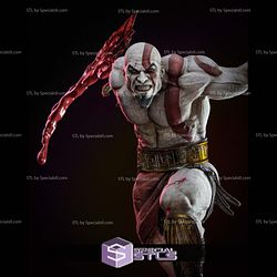 Young Kratos in Action 3D Printer Files