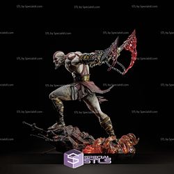 Young Kratos in Action 3D Printer Files