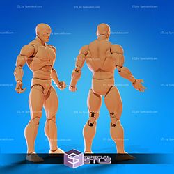 Action Figure Base Male 3D Printer Files