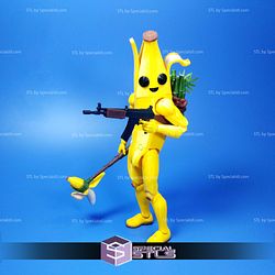 Agent Banana Action Figure 3D Printer Files