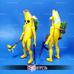 Agent Banana Action Figure 3D Printer Files