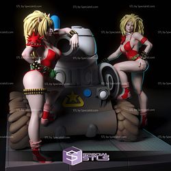 Anna and Uni Puma Dominion Tank Police Digital 3D Sculpture