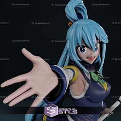 Aqua Konosuba Fan Base 3D Printer Files