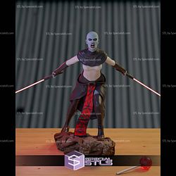 Asajj Ventress Angry 3D Printer Files