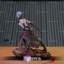 Asajj Ventress Angry 3D Printer Files