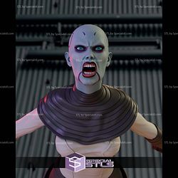 Asajj Ventress Angry 3D Printer Files