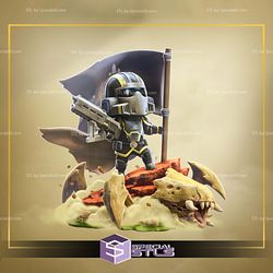 Chibi Helldiver Helldivers 2 3D Printer Files