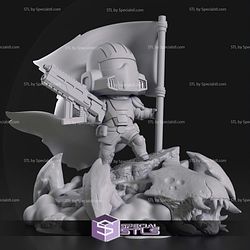 Chibi Helldiver Helldivers 2 3D Printer Files