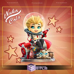 Chibi Nuka Cola Girl Fallout 3D Printer Files