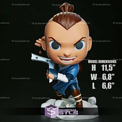 Chibi STL Collection - Sokka Avatar