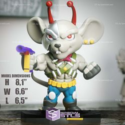 Chibi STL Collection - Vinni Biker Mice 3D Printer Files