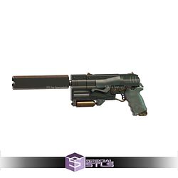 Cosplay STL Files Fallout 10mm Pistol 2