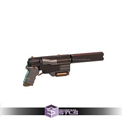 Cosplay STL Files Fallout 10mm Pistol 2