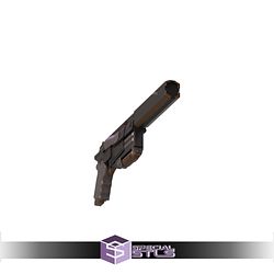 Cosplay STL Files Fallout 10mm Pistol 2