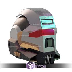 Cosplay STL Files Helldivers 2 Dreadnaught Helmet