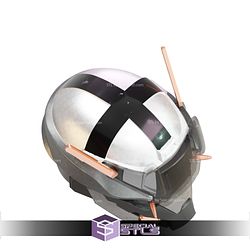 Cosplay STL Files Helldivers 2 Drone Master Helmet