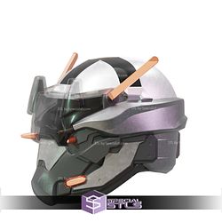 Cosplay STL Files Helldivers 2 Drone Master Helmet