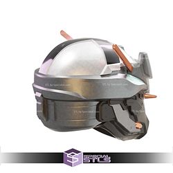 Cosplay STL Files Helldivers 2 Drone Master Helmet