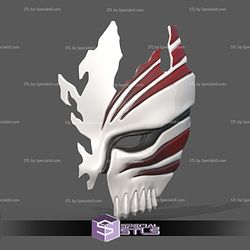 Cosplay STL Files Ichigo Kurosaki Half Hollow Mask