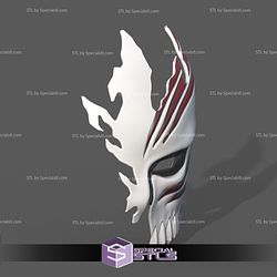 Cosplay STL Files Ichigo Kurosaki Half Hollow Mask