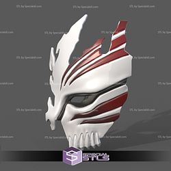 Cosplay STL Files Ichigo Kurosaki Half Hollow Mask