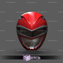 Cosplay STL Files Red Ranger Remake Helmet