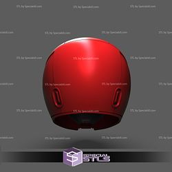 Cosplay STL Files Red Ranger Remake Helmet