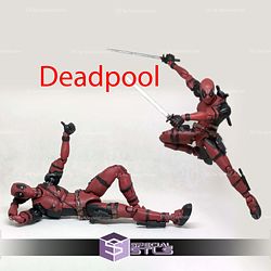 Deadpool Action Figurine 3D Printer Files