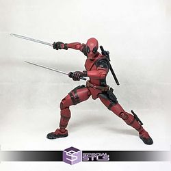 Deadpool Action Figurine 3D Printer Files