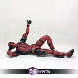 Deadpool Action Figurine 3D Printer Files