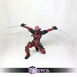 Deadpool Action Figurine 3D Printer Files