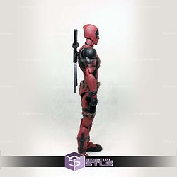 Deadpool Action Figurine 3D Printer Files