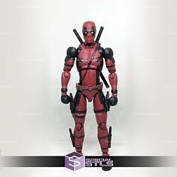 Deadpool Action Figurine 3D Printer Files