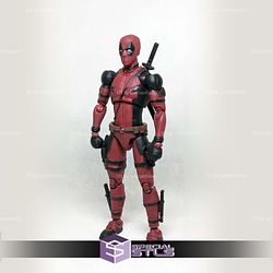 Deadpool Action Figurine 3D Printer Files