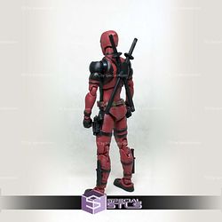 Deadpool Action Figurine 3D Printer Files