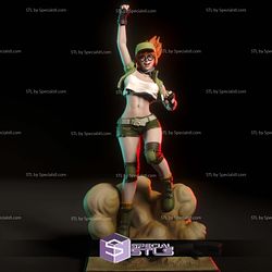 Fiolina Germi Metal Slug Digital 3D Sculpture