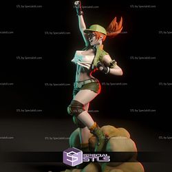 Fiolina Germi Metal Slug Digital 3D Sculpture