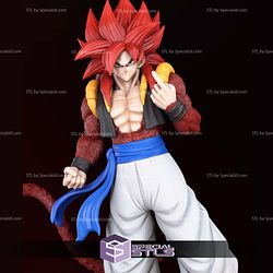 Gogeta SSJ4 New Version 3D Printer Files