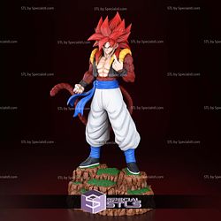 Gogeta SSJ4 New Version 3D Printer Files