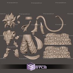 Gogeta SSJ4 New Version 3D Printer Files