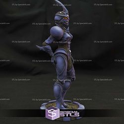 Guyver Girl Standing 3D Printer Files