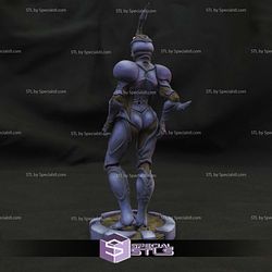 Guyver Girl Standing 3D Printer Files