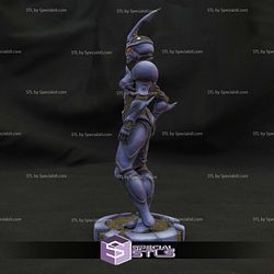 Guyver Girl Standing 3D Printer Files