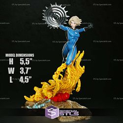 Invisible Woman Fire 3D Printer Files