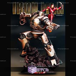 Iron Man and Iron Monger Diorama 3D Printer Files