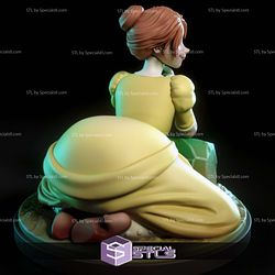 Jane Porter Tarzan Digital 3D Sculpture