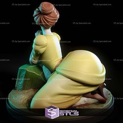 Jane Porter Tarzan Digital 3D Sculpture