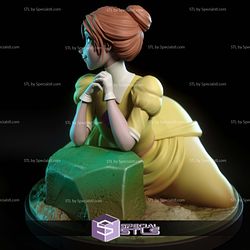 Jane Porter Tarzan Digital 3D Sculpture