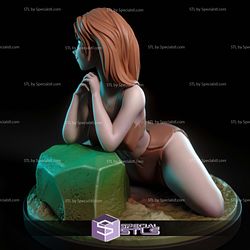 Jane Porter Tarzan Digital 3D Sculpture