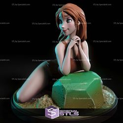 Jane Porter Tarzan Digital 3D Sculpture